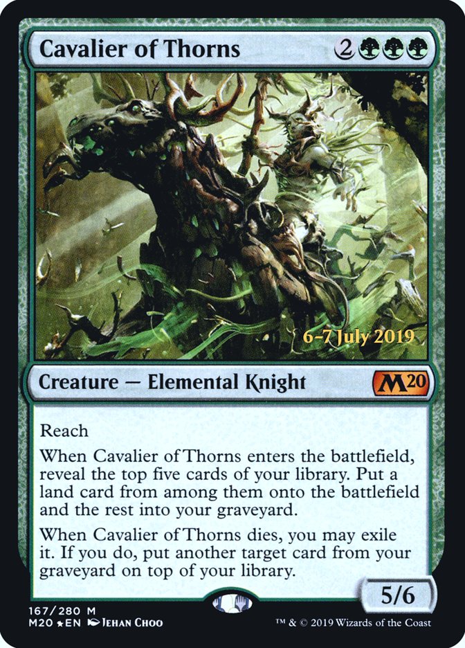 Cavalier of Thorns  [Core Set 2020 Prerelease Promos] | Exor Games Dartmouth