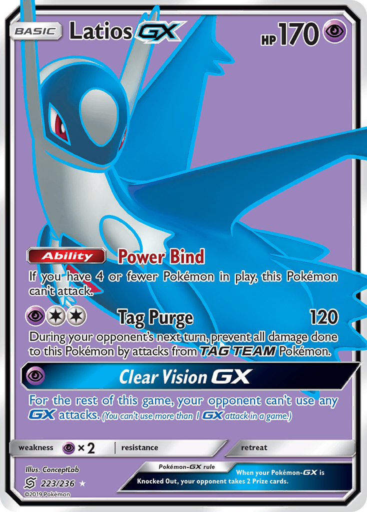 Latios GX (223/236) [Sun & Moon: Unified Minds] | Exor Games Dartmouth