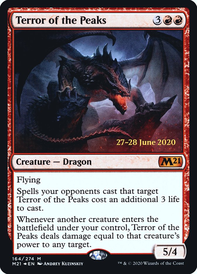 Terror of the Peaks  [Core Set 2021 Prerelease Promos] | Exor Games Dartmouth