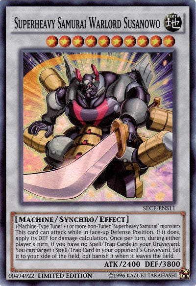 Superheavy Samurai Warlord Susanowo (SE) [SECE-ENS11] Super Rare | Exor Games Dartmouth
