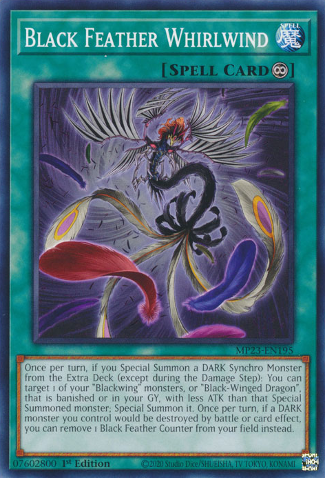 Black Feather Whirlwind [MP23-EN195] Common | Exor Games Dartmouth