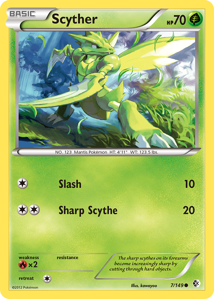 Scyther (7/149) [Black & White: Boundaries Crossed] | Exor Games Dartmouth