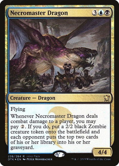 Necromaster Dragon [Dragons of Tarkir Promos] | Exor Games Dartmouth