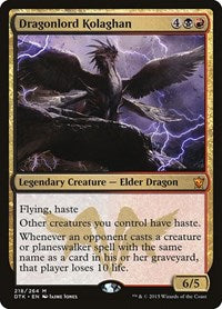 Dragonlord Kolaghan [Dragons of Tarkir] | Exor Games Dartmouth