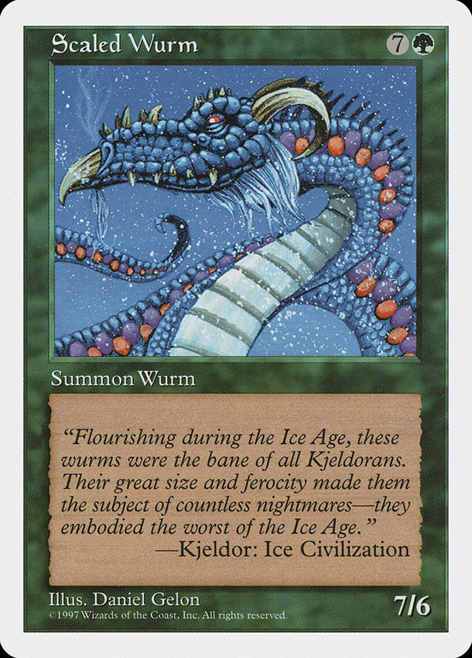 Scaled Wurm [Fifth Edition] | Exor Games Dartmouth