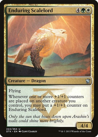 Enduring Scalelord [Dragons of Tarkir] | Exor Games Dartmouth