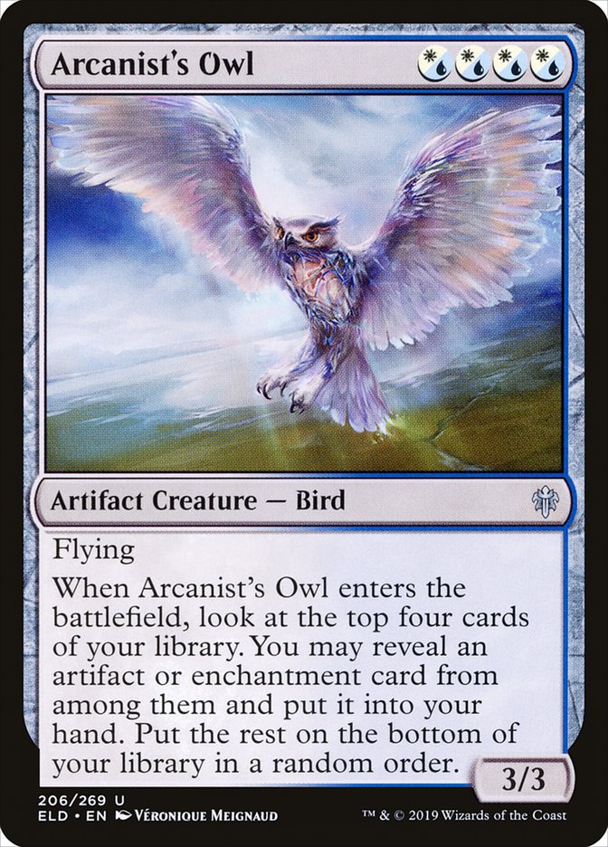 Arcanist's Owl [Throne of Eldraine] | Exor Games Dartmouth