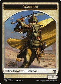 Warrior [Dragons of Tarkir Tokens] | Exor Games Dartmouth