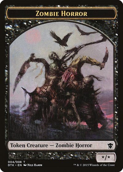 Zombie Horror [Dragons of Tarkir Tokens] | Exor Games Dartmouth