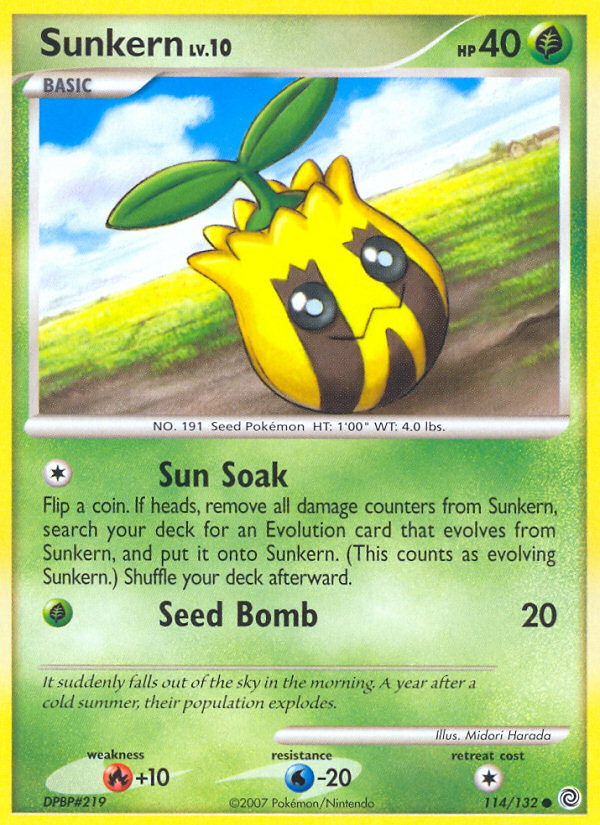 Sunkern (114/132) [Diamond & Pearl: Secret Wonders] | Exor Games Dartmouth