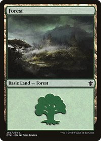 Forest [Dragons of Tarkir] | Exor Games Dartmouth