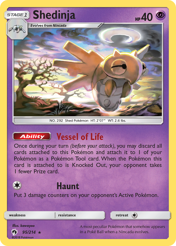 Shedinja (95/214) [Sun & Moon: Lost Thunder] | Exor Games Dartmouth