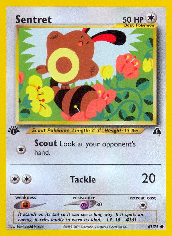 Sentret (63/75) [Neo Discovery 1st Edition] | Exor Games Dartmouth