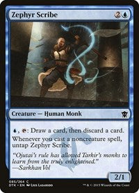 Zephyr Scribe [Dragons of Tarkir] | Exor Games Dartmouth