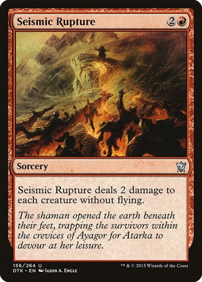 Seismic Rupture [Dragons of Tarkir] | Exor Games Dartmouth