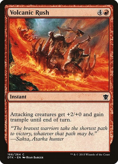 Volcanic Rush [Dragons of Tarkir] | Exor Games Dartmouth