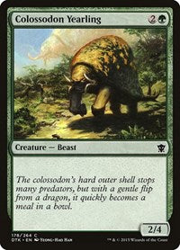 Colossodon Yearling [Dragons of Tarkir] | Exor Games Dartmouth