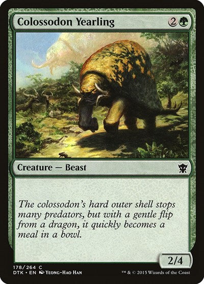 Colossodon Yearling [Dragons of Tarkir] | Exor Games Dartmouth