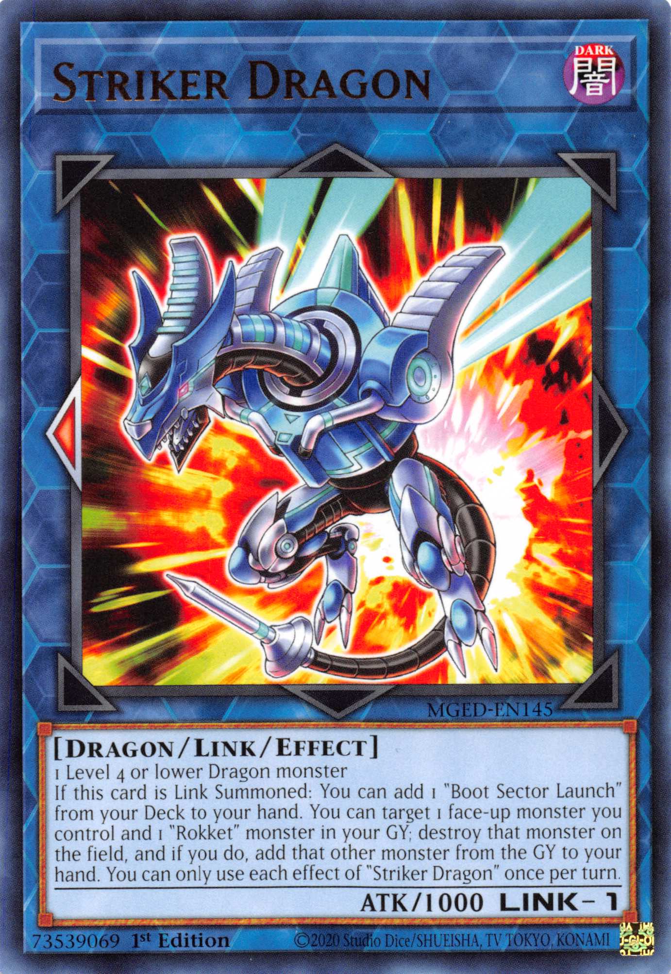 Striker Dragon [MGED-EN145] Rare | Exor Games Dartmouth