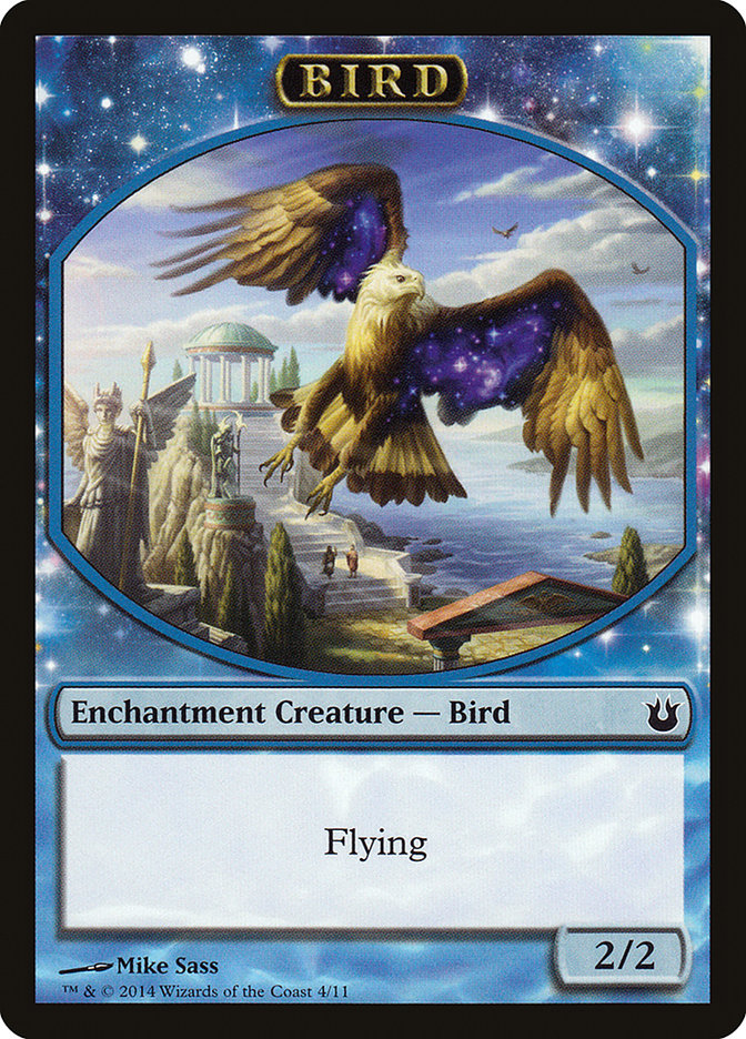 Bird (4/11) [Born of the Gods Tokens] | Exor Games Dartmouth