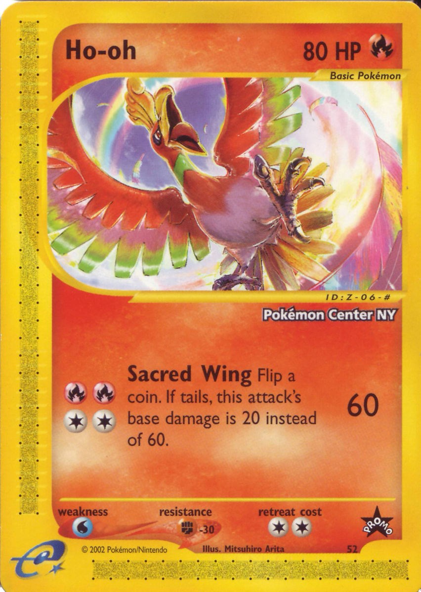 Ho-oh (52) (Pokemon Center NY Promo) [Wizards of the Coast: Black Star Promos] | Exor Games Dartmouth