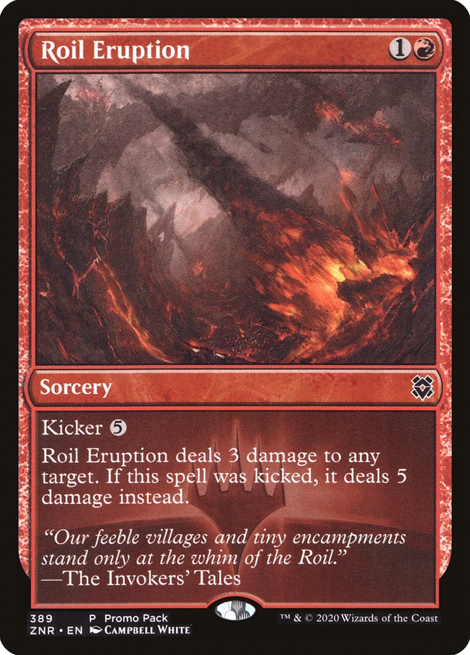 Roil Eruption (Promo Pack) [Zendikar Rising Promos] | Exor Games Dartmouth
