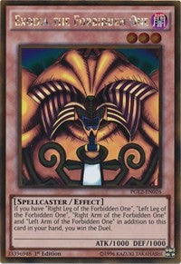 Exodia the Forbidden One [PGL2-EN026] Gold Rare | Exor Games Dartmouth