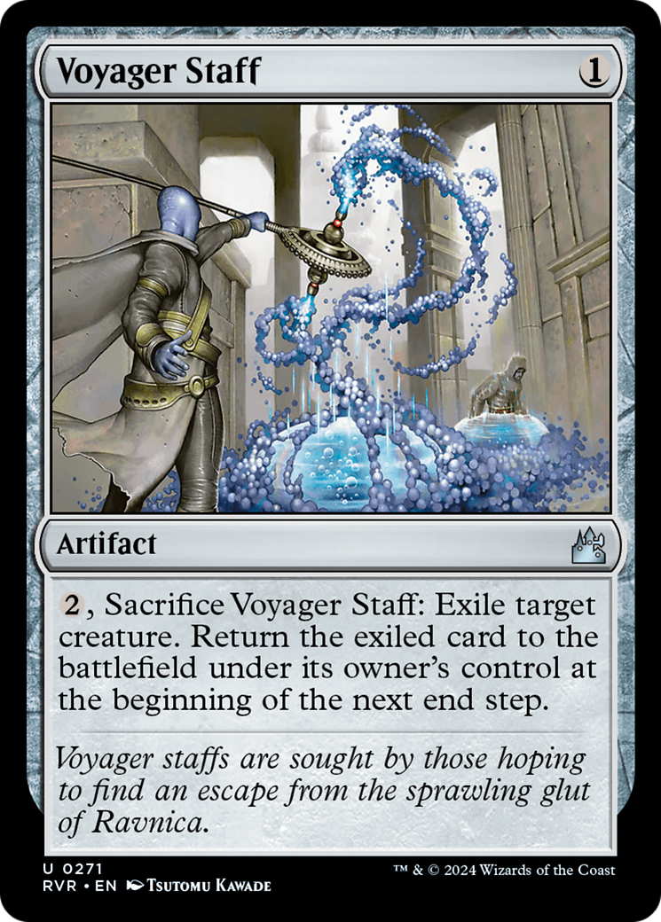 Voyager Staff [Ravnica Remastered] | Exor Games Dartmouth