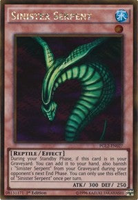 Sinister Serpent [PGL2-EN027] Gold Rare | Exor Games Dartmouth