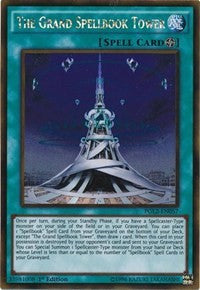 The Grand Spellbook Tower [PGL2-EN057] Gold Rare | Exor Games Dartmouth