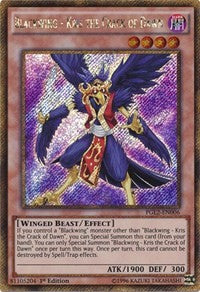 Blackwing - Kris the Crack of Dawn [PGL2-EN006] Gold Secret Rare | Exor Games Dartmouth