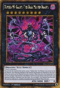 Number 95: Galaxy-Eyes Dark Matter Dragon [PGL2-EN015] Gold Secret Rare | Exor Games Dartmouth