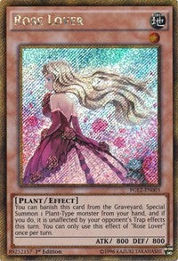 Rose Lover [PGL2-EN003] Gold Secret Rare | Exor Games Dartmouth