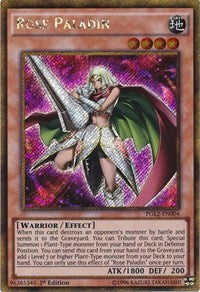 Rose Paladin [PGL2-EN004] Gold Secret Rare | Exor Games Dartmouth