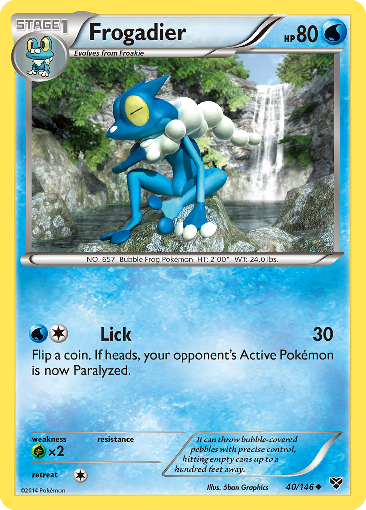 Frogadier (40/146) [XY: Base Set] | Exor Games Dartmouth