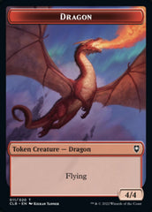 Treasure // Dragon Double-sided Token [Commander Legends: Battle for Baldur's Gate Tokens] | Exor Games Dartmouth