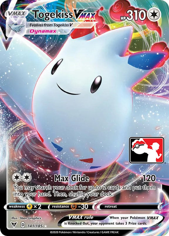 Togekiss VMAX (141/185) [Prize Pack Series One] | Exor Games Dartmouth