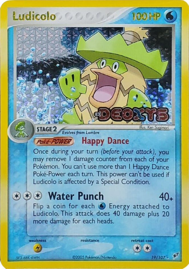 Ludicolo (19/107) (Stamped) [EX: Deoxys] | Exor Games Dartmouth