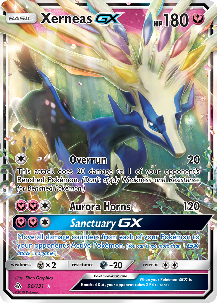 Xerneas GX (90/131) [Sun & Moon: Forbidden Light] | Exor Games Dartmouth