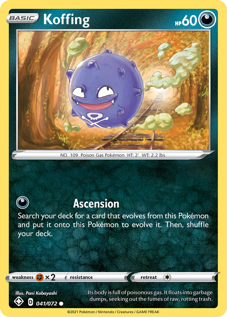 Koffing (041/072) [Sword & Shield: Shining Fates] | Exor Games Dartmouth