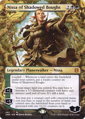 Nissa of Shadowed Boughs (Borderless) [Zendikar Rising] | Exor Games Dartmouth