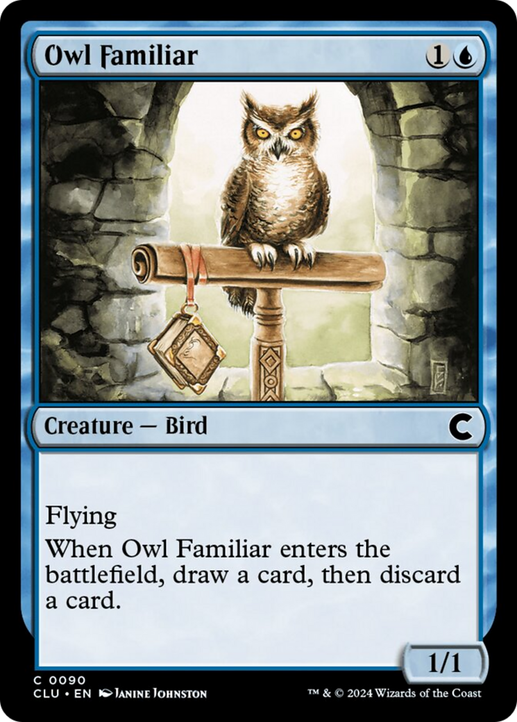 Owl Familiar [Ravnica: Clue Edition] | Exor Games Dartmouth