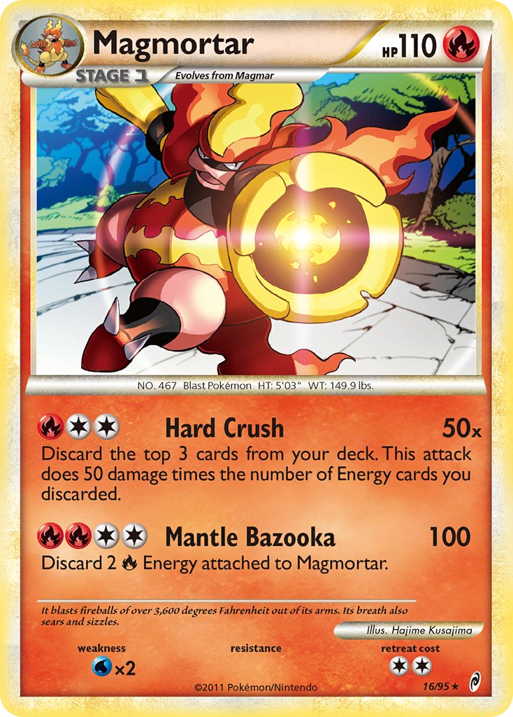 Magmortar (16/95) (Theme Deck Exclusive) [HeartGold & SoulSilver: Call of Legends] | Exor Games Dartmouth