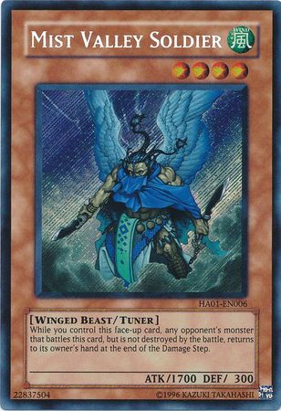 Mist Valley Soldier [HA01-EN006] Secret Rare | Exor Games Dartmouth