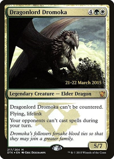 Dragonlord Dromoka [Dragons of Tarkir Promos] | Exor Games Dartmouth