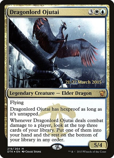 Dragonlord Ojutai [Dragons of Tarkir Promos] | Exor Games Dartmouth