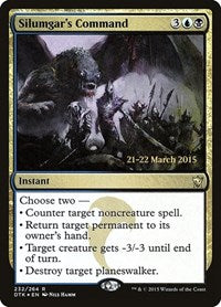 Silumgar's Command [Dragons of Tarkir Promos] | Exor Games Dartmouth