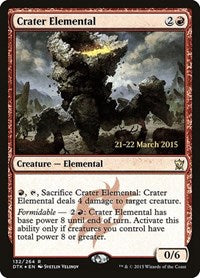 Crater Elemental [Dragons of Tarkir Promos] | Exor Games Dartmouth