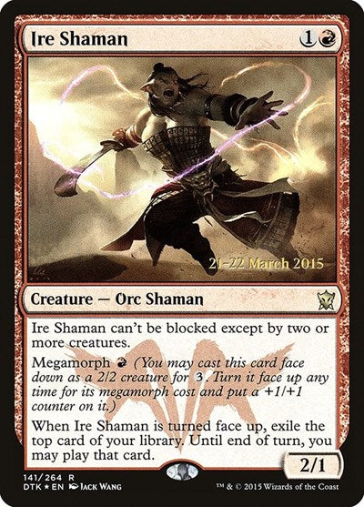 Ire Shaman [Dragons of Tarkir Promos] | Exor Games Dartmouth