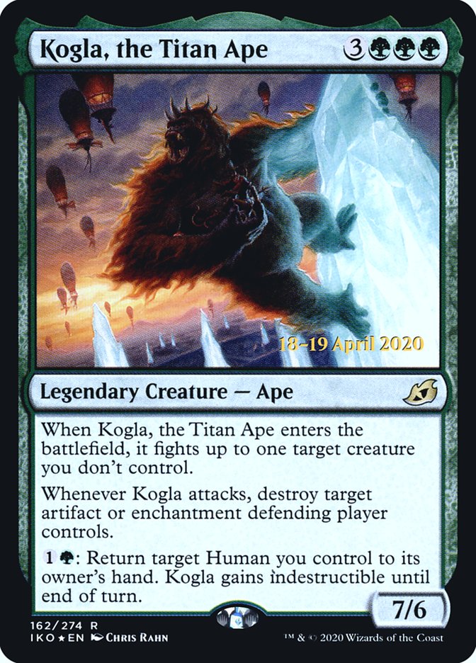 Kogla, the Titan Ape  [Ikoria: Lair of Behemoths Prerelease Promos] | Exor Games Dartmouth
